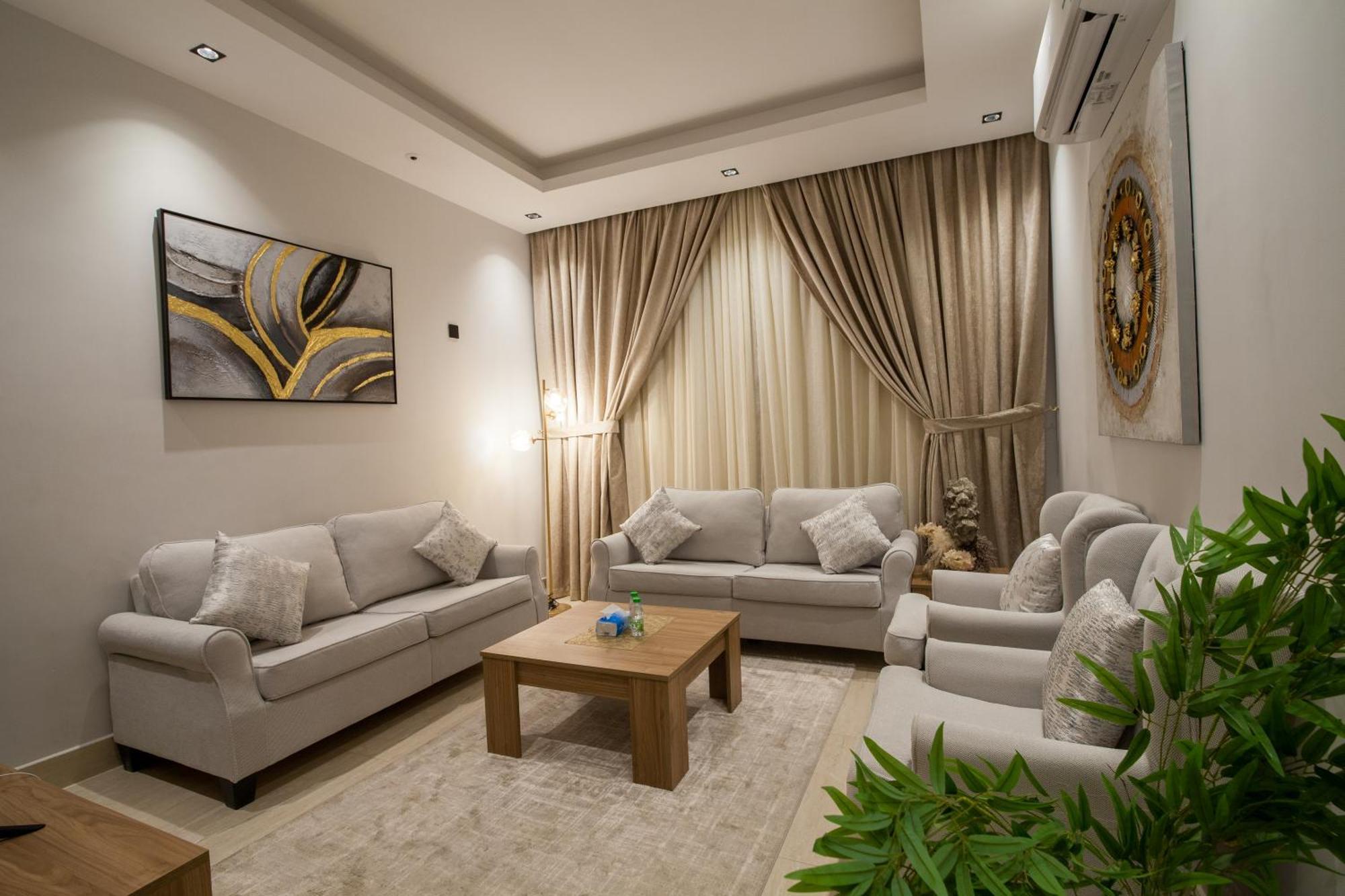 الملقا الفاخرة: غرفتان في مجمع راقي Apartment *