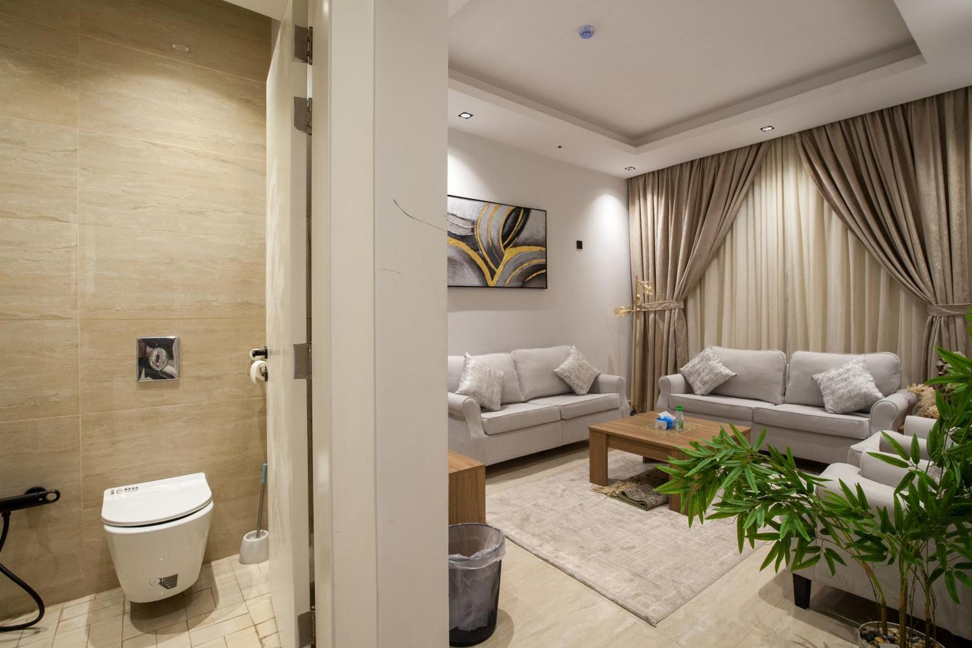 الملقا الفاخرة: غرفتان في مجمع راقي Apartment Riyadh